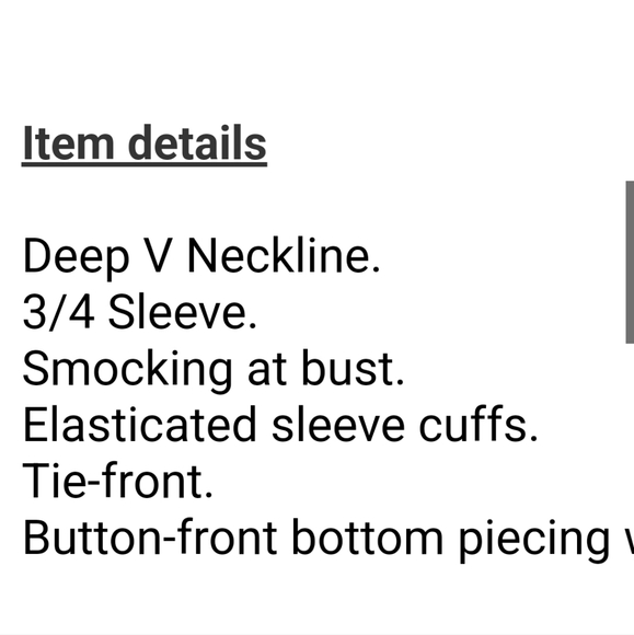 Free People String of Hearts Smocked V-neck Cut-out Button-Down Maxi Dre… - Picture 14 of 14